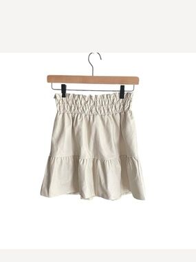 Anthropologie Somerset Mini Skirt Cream Large